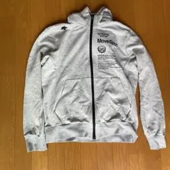 Movesport デサント　グレー 長袖 パーカー