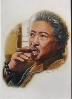 トワイライトウォリアーズ 香港公式イラストポストカード 大兄貴 サモハンキンポー