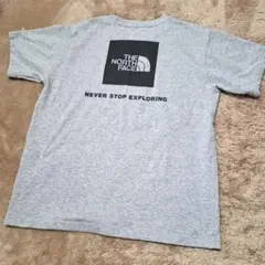 THE NORTH FACEバックロゴ Tシャツ グレー Lサイズ