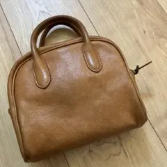 値下げ！キャメル色 レザー ハンドバッグ