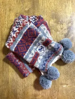 新品未使用 Tinker Bell ニット マフラー 裏地フリース Sサイズ