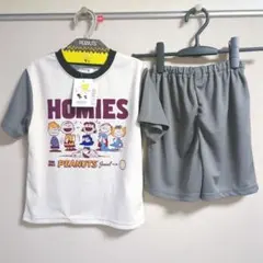 [新品]スヌーピー 子供用 半袖パジャマ 110cm 上下セット