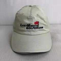 【US古着】キャップ　6パネルキャップ　LAST MINUTE GOLFERのサムネイル