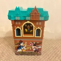 ディズニー タワーオブテラー 空缶 お菓子缶 ミッキーフィギュア付き