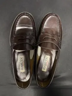 HARUTA ブラウン ローファー 2 3.5cm