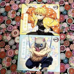 新品✿鬼滅の刃　マグネットコレクション4 我妻善逸　嘴平伊之助のサムネイル