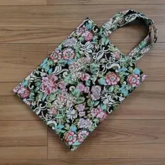 【未使用】〈ROYAL ARDEN〉花柄　ゴブラン　トートバッグ