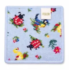 【新品】FEILER ハイジプティ水色✦タオルハンカチ✦ミニサイズ✦