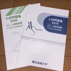 愛知淑徳大学 入試問題集 2020・2019