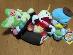 ★新品未使用★ ポケモン WCS 2023 ぬいぐるみセット WCS2023限定ポケモンぬいぐるみピカチュウ クワッス ホゲータ ニャオハ
