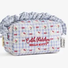 【新品未開封】CathKidston×Hello Kittyフリルポーチのサムネイル