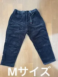 グラミチ　コーデュロイ　ルーズテーパードパンツ　黒　Mサイズ