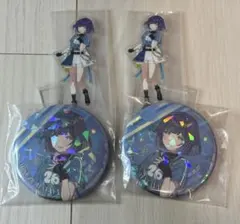 秦谷美鈴 学マス 一番くじ アクスタ 缶バッチセット