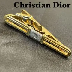 美品 Dior クリスチャンディオール ネクタイピン タイピン ゴールドカラー
