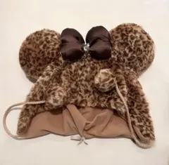 ディズニー旧ヒョウ柄　ファンキャップ