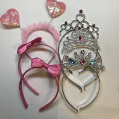 平成女児 平成レトロ カチューシャ まとめ売り プリンセス リボン おままごと