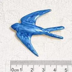 ツバメ 青い鳥 ゴールド ブローチ ピンブローチ レディース メンズ