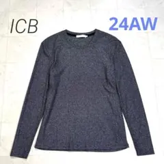 ICB★美品★ アイシービー【洗える】 シャイニーリブテレコ プルオーバーのサムネイル
