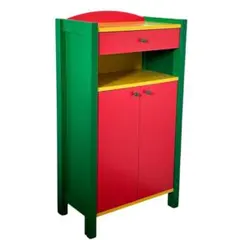 IKEA イケア LIXHULT リックスフルト キャビネット レッド 赤 廃盤