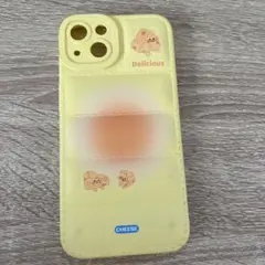 チーズモチーフ イエロー iPhone13ケース