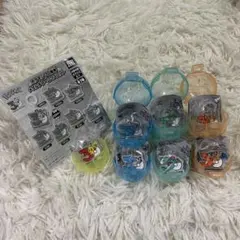 7種類コンプリート ポケモン 30周年 メタルチャームマスコット ガチャガチャ