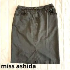 miss ashida denim タイトスカート フリンジ　日本製　7のサムネイル