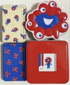 ミャクミャク　お菓子缶　マイドオオキニ　フェイス　ガトーフェスタハラダ空き缶のみ