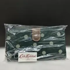 新品Cath Kidstonキャスキッドソン長財布 ドット柄 グリーン