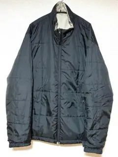 90s OLD UNIQLO 紺タグ 中綿ジャケット　リバーシブル　ドローコード