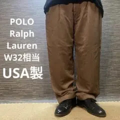 POLO Ralph Lauren W32相当　rayonリネン　古着 USA製
