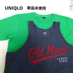 UNIQLO　ユニクロ　半袖Ｔシャツ　オールドネイビー　タンクトップ