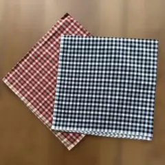 T.D.SQUARE ハンカチ 2枚セット ギンガムチェック