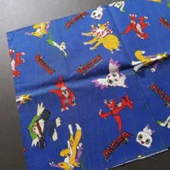 デジモンテイマーズ　生地　はぎれ　ハンドメイド　平成レトロ　希少