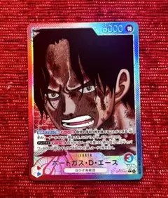 エース　リーダーパラレル　美品　ワンピースカード