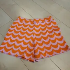 marimekko 波模様 ハーフパンツ 9-10歳