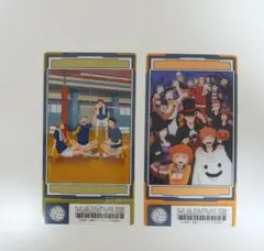 ハイキュー!! 烏野高校 梟谷高校 チケット風クリアカード2枚セット