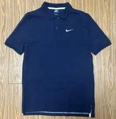 【希少】M 00s Nike 青 ポロシャツ TEAM oldnike 90s-00s 銀タグ NIKE ナイキ ポロシャツ スウォッシュ刺繍 M