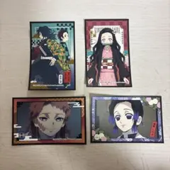 鬼滅の刃 キャラクター ステッカー 4枚セット