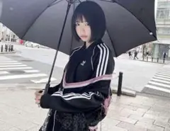 【あのちゃん着用】adidasトラックジャケット ブラック黒【10/8値下げ】