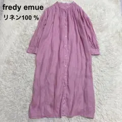 ももまめ様専用　Fremue フレディ エミュ　リネンツインギャザーワンピース