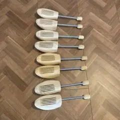 木製シューツリー 8個セット