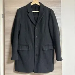 GU チェスターコート チャコールグレー Sサイズ ジーユー