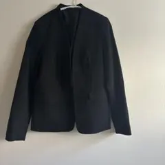 GU ノーカラージャケット ブラック　S