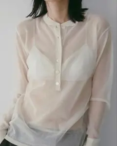 新品未使用/公式購入anukeシアーヘンリーニットSheerHenleyKnit anukeシアーヘンリーニットSheerHenleyKnit - メルカリ