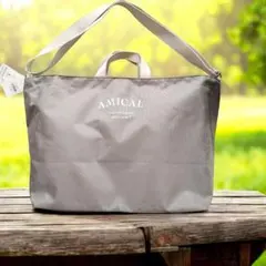 ブルーブルーエ アミカル 大型軽量 ショルダー トートバッグ グレー
