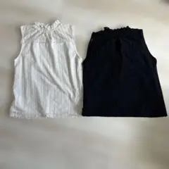 ストライプデザイン タンクトップ 2枚セット