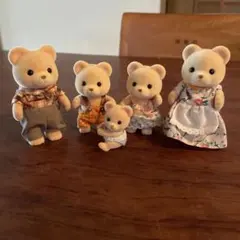 シルバニアファミリー「クマファミリー」（赤ちゃんクマ付き）