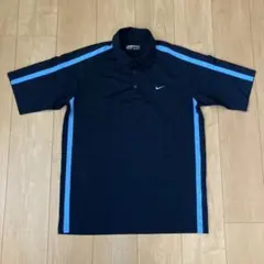 NIKE GOLF ゴルフウェア 半袖シャツ ネイビー Lサイズ