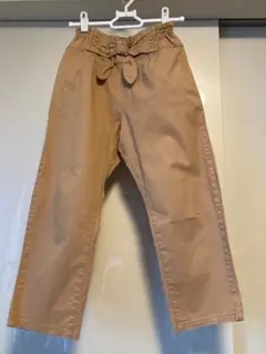 ベージュ ストレートパンツ サイズ140