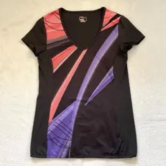 プーマ Tシャツ 半袖 スポーツ トレーニング Vネック グラフィック S